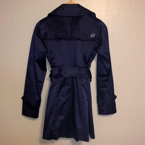 Jessica Simpson Royal Purple Trench Coat- PS - Picture 4 of 15